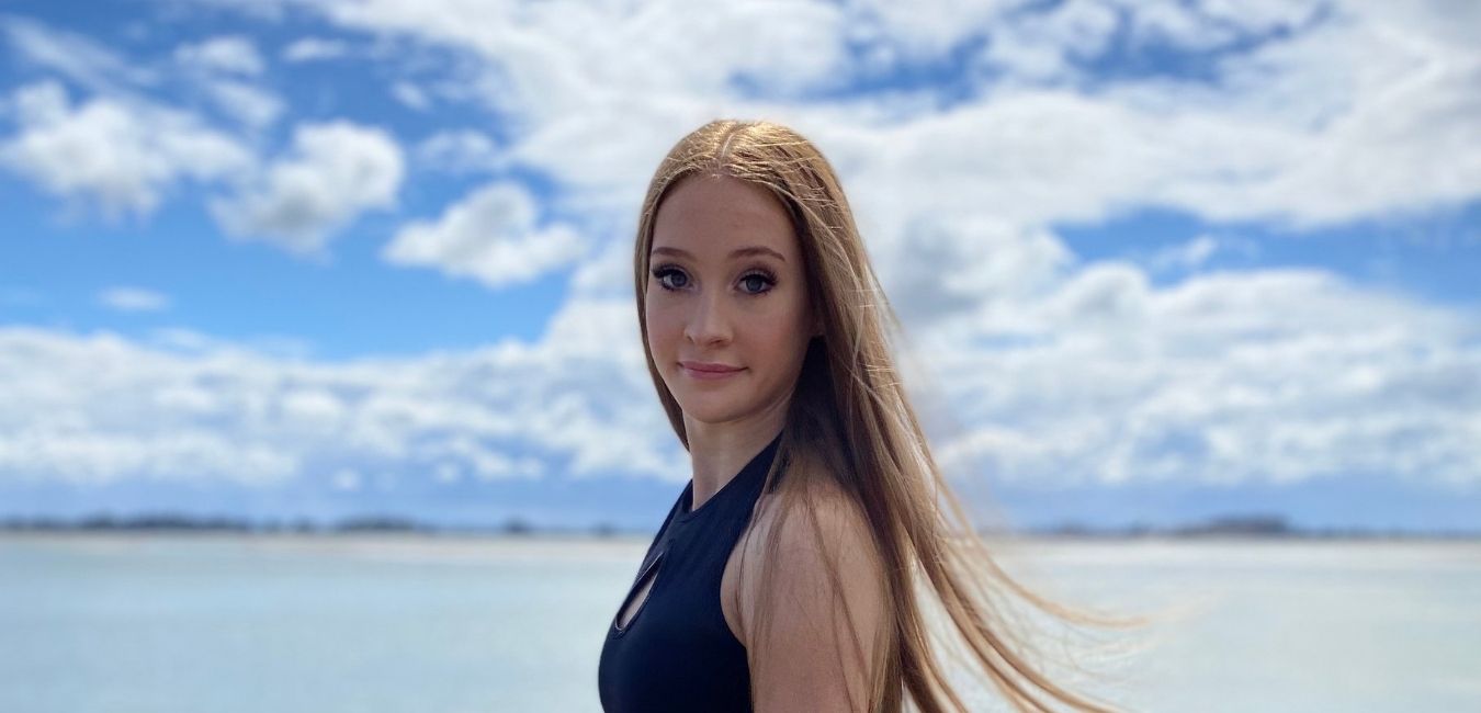 Dancer Molly Brows uses evre. teen skincare