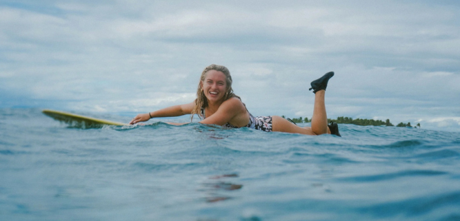 Blog cover: Riding the Waves of Success: Sky’s Inspiring Surf Journey