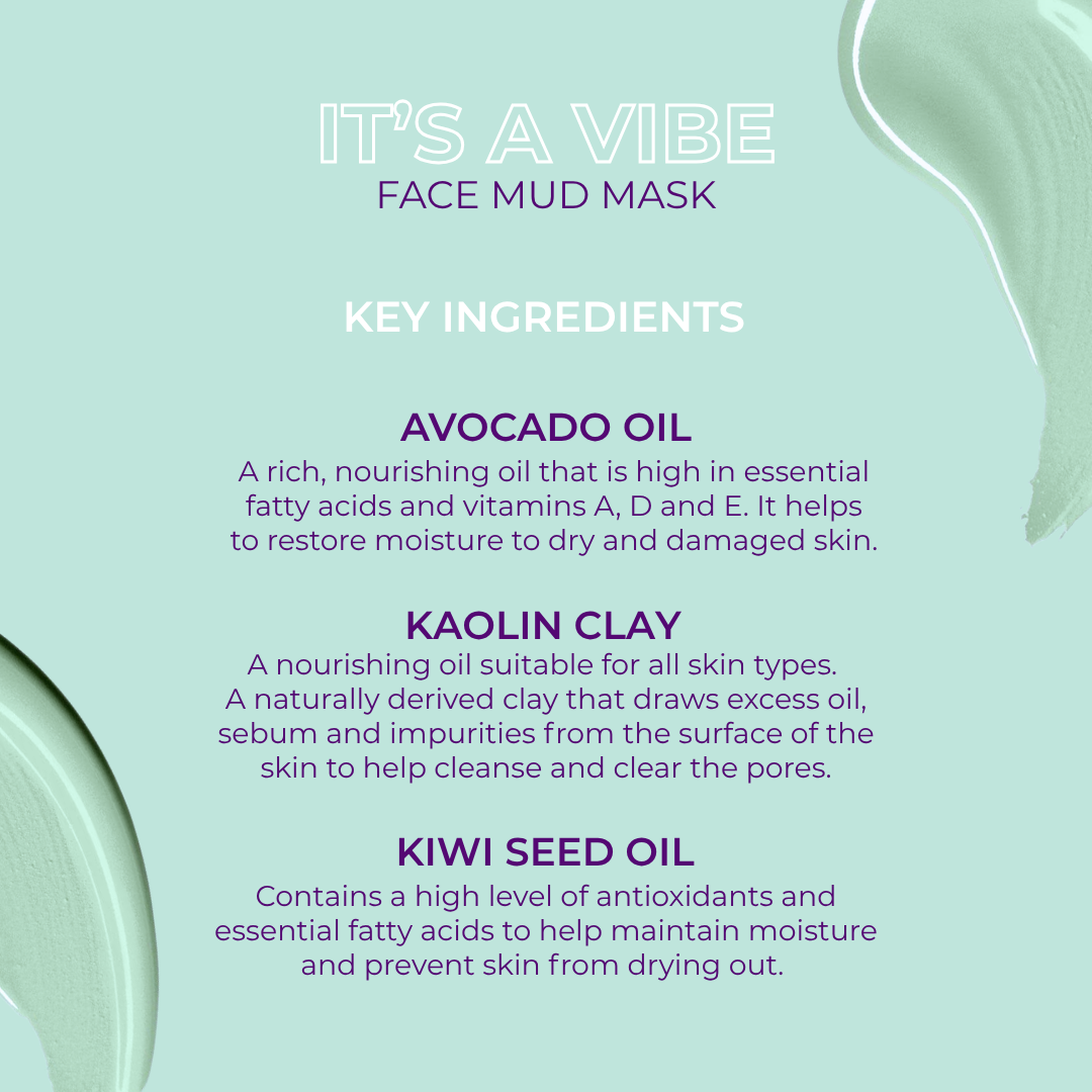 It's A Vibe Kiwi & Avo Face Mud Mask