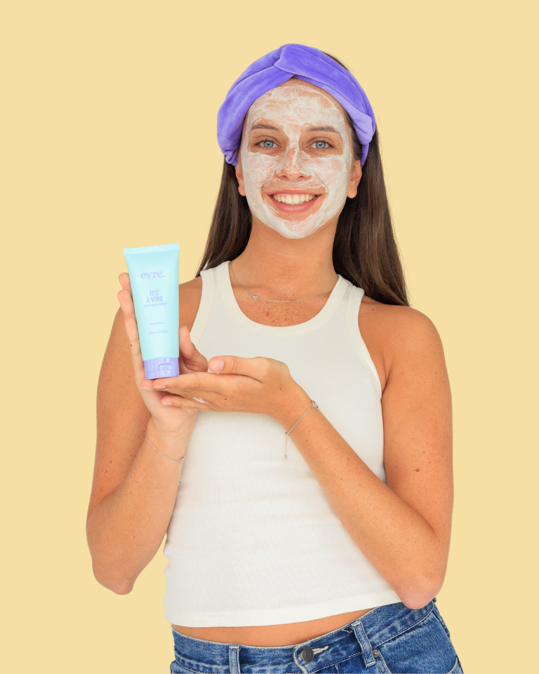 It's A Vibe Kiwi & Avo Face Mud Mask 180ml