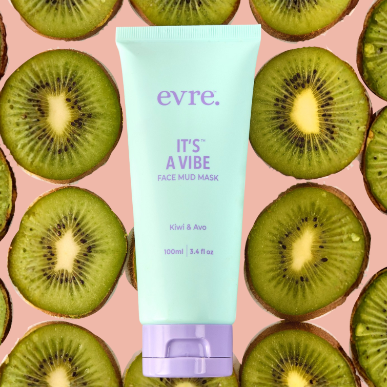It's A Vibe Kiwi & Avo Face Mud Mask 100ml