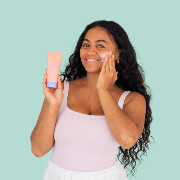 Time To Shine Raspberry & Almond Gentle Face Scrub 100ml