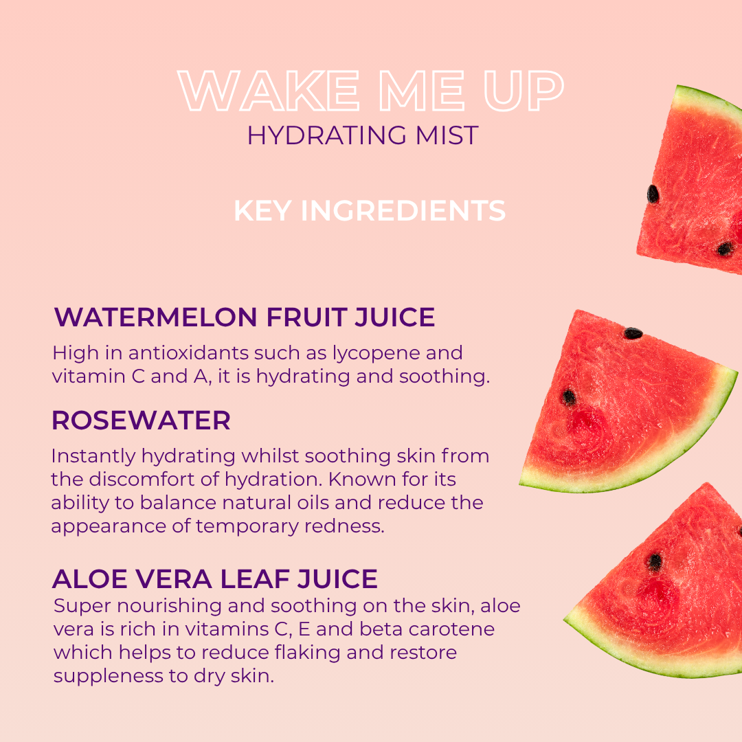 Wake Me Up Watermelon & Rose Face Mist