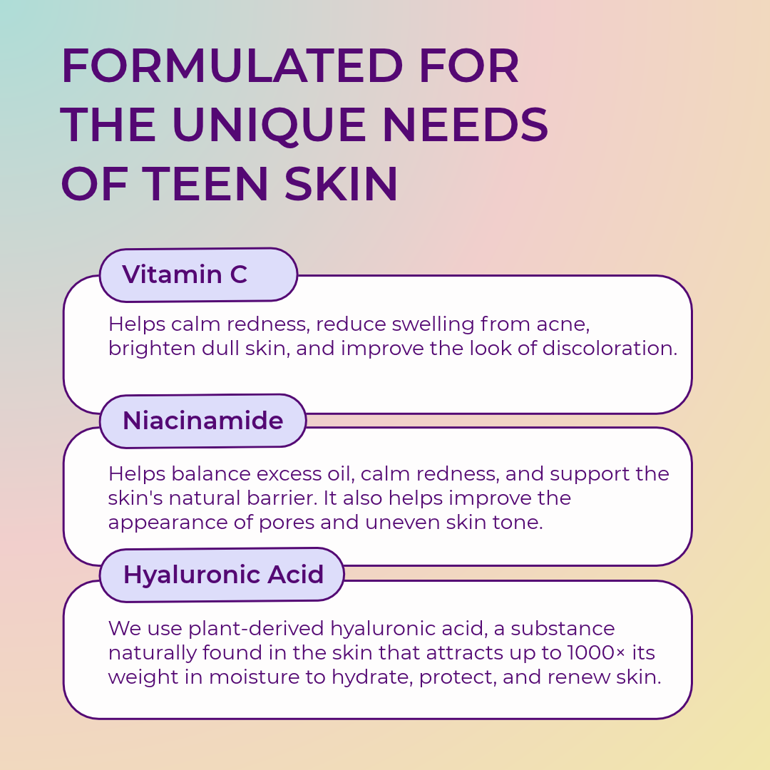 Key ingredients in evre. Bright & Early Vit C Repair Serum