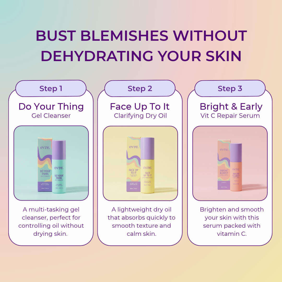 What's inside the evre. 3-Step Clearing Set