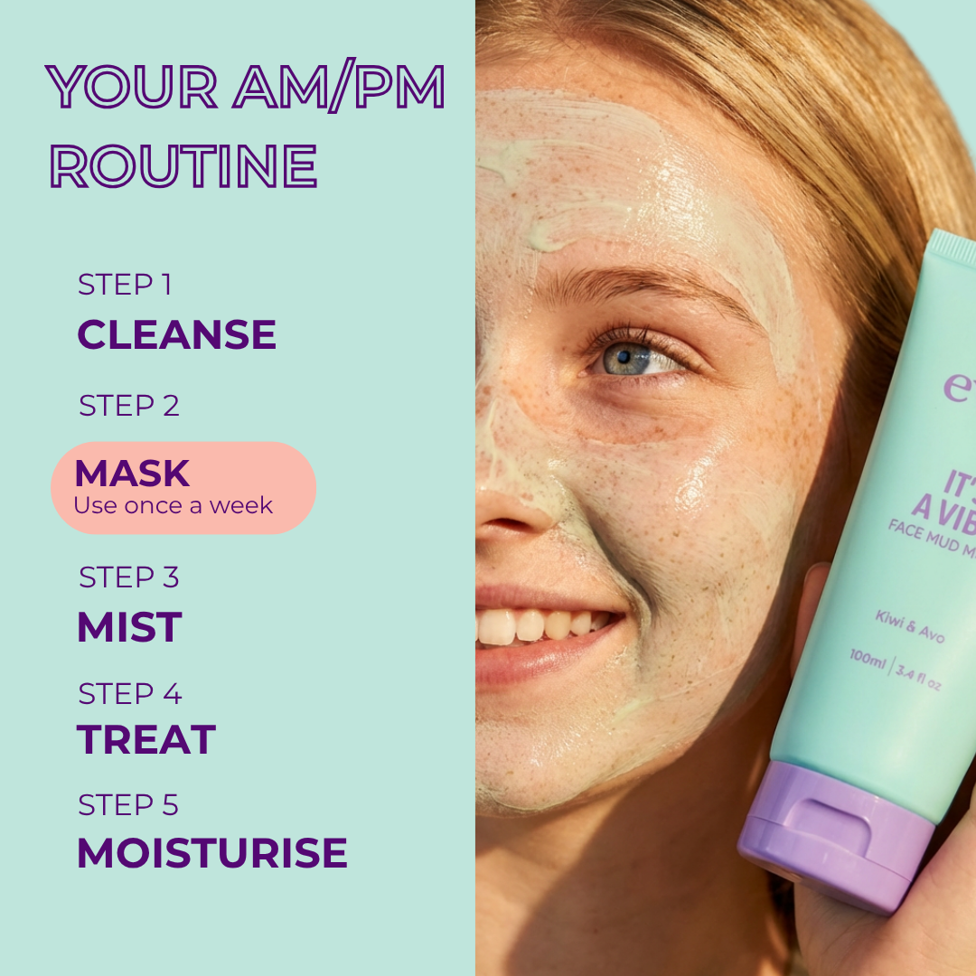 It's A Vibe Kiwi & Avo Face Mud Mask