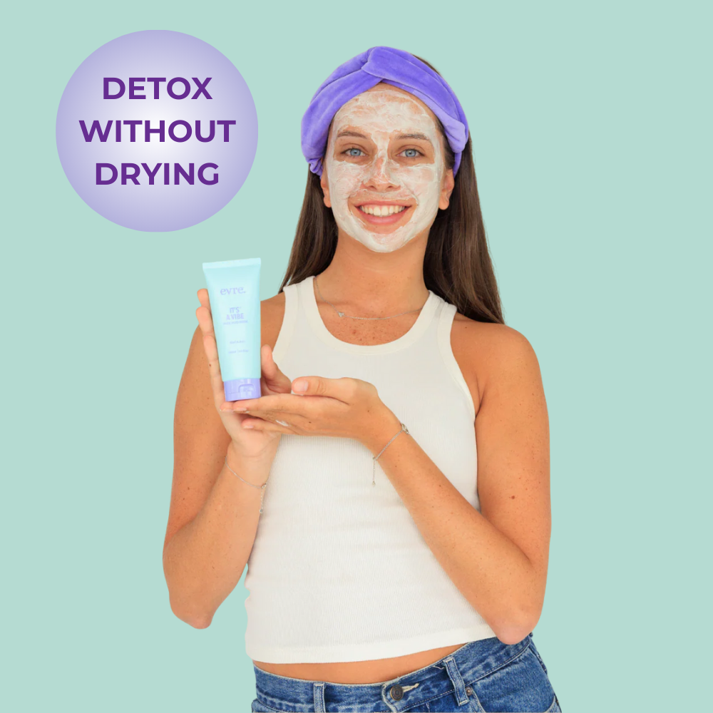 It's A Vibe Kiwi & Avo Face Mud Mask 100ml