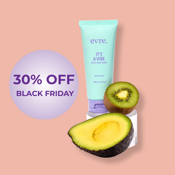 It's A Vibe Kiwi & Avo Face Mud Mask 100ml