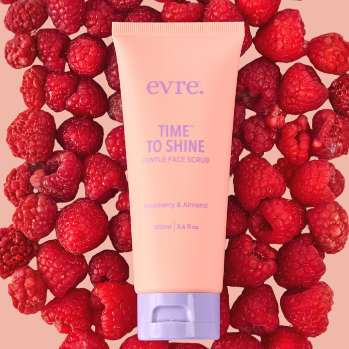 Time To Shine Raspberry & Almond Gentle Face Scrub 100ml