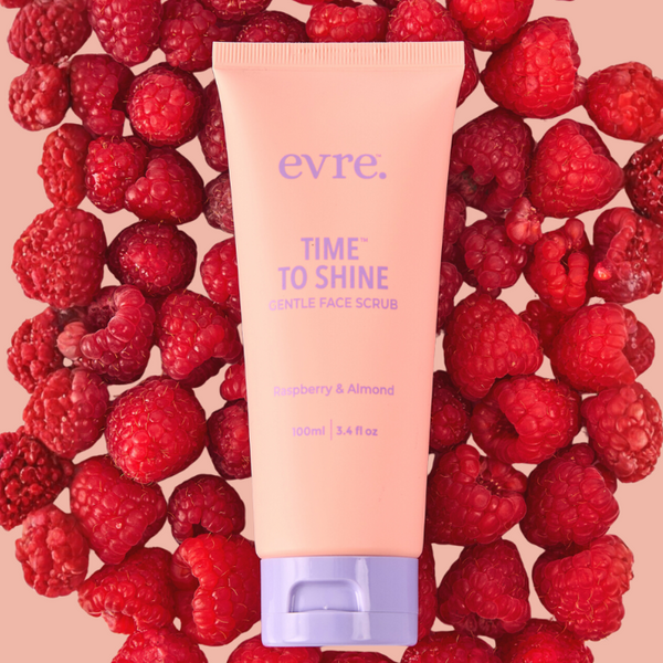 Time To Shine Raspberry & Almond Gentle Face Scrub 100ml